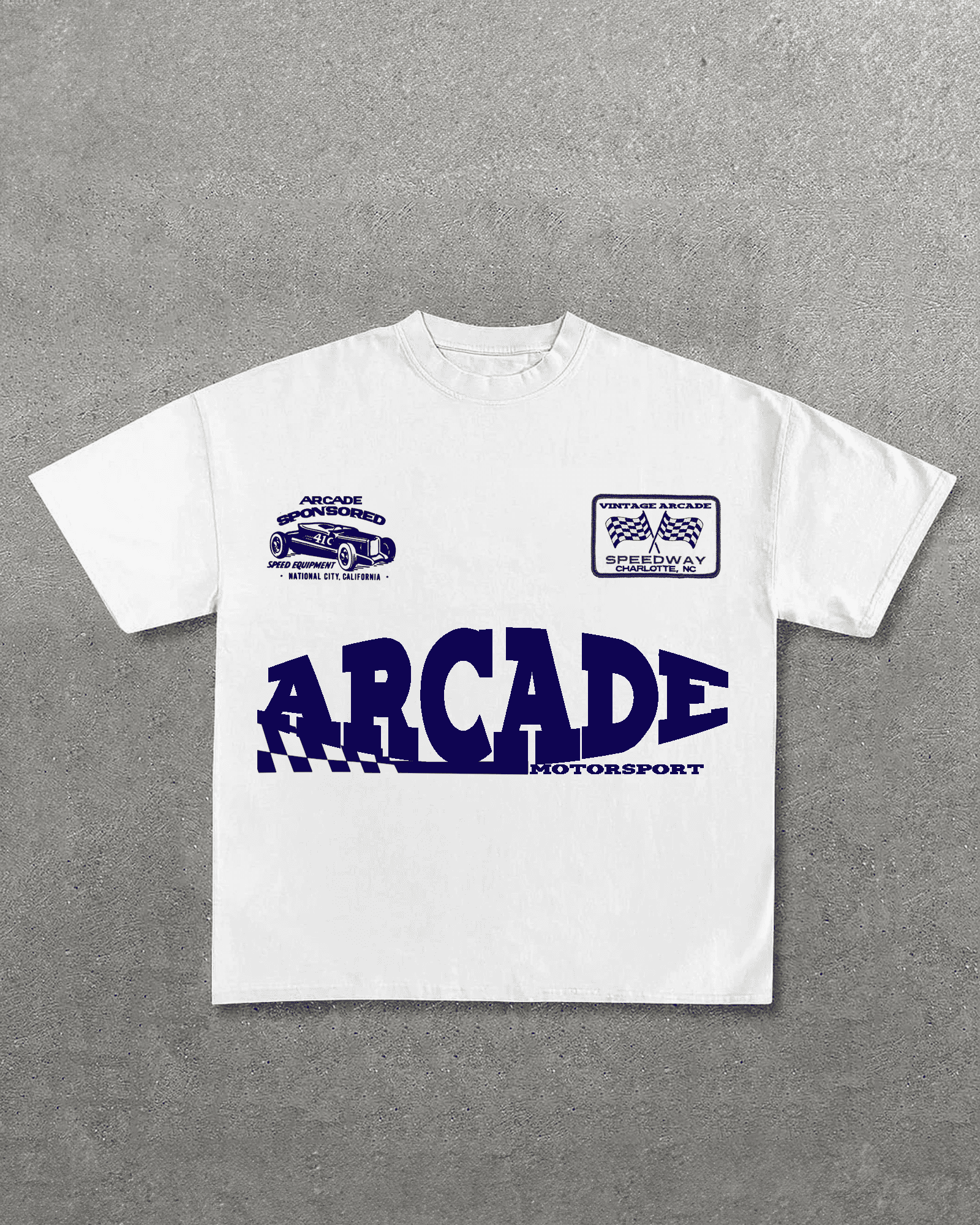 Arcade Tee Smaller White