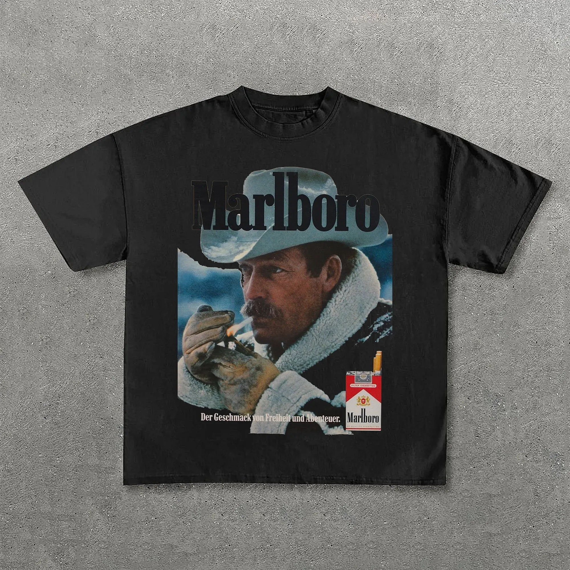 Marlboro Cowboy lighting Black Front copy