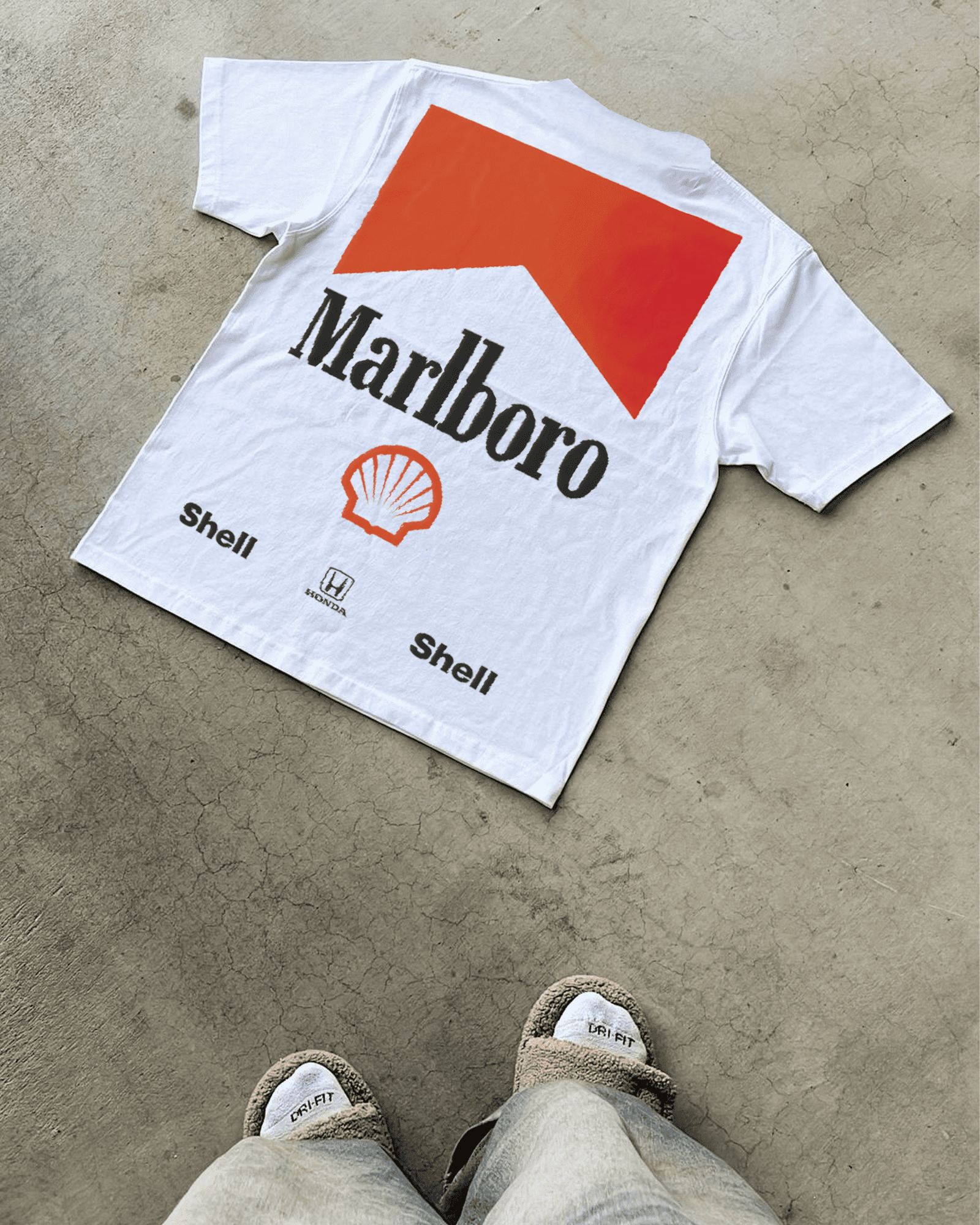 marlboro cigarettes tshirt Vintage 1984 Penrods Baseball T-shirt - Red Raglan Sleeves Vintage Marlboro Cigarettes Racing 1992