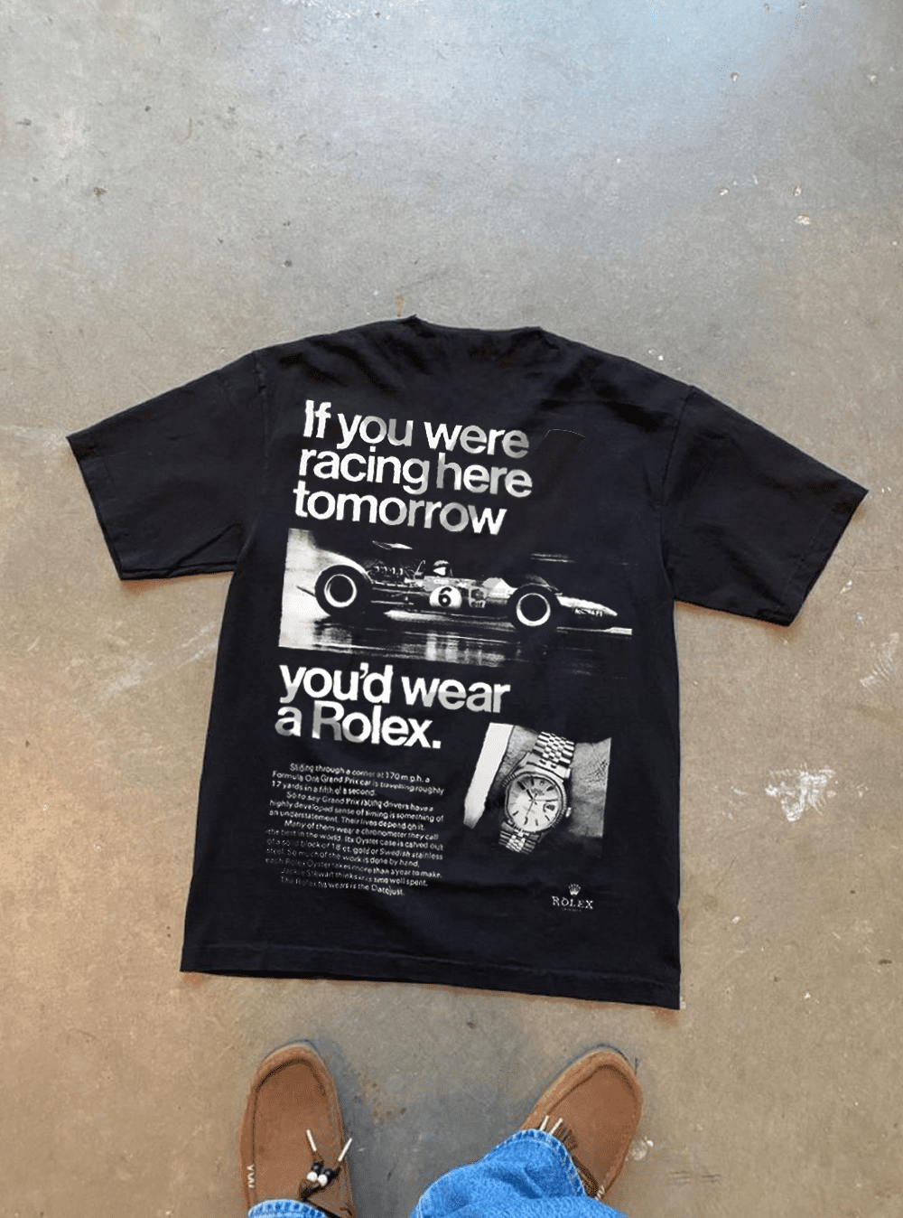 Rolex Racing Back Mocked Up