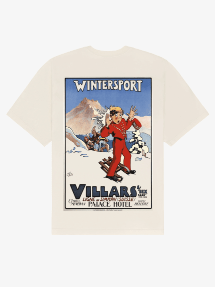 Vintage Ski Tee 'Villars-sur-Ollon'