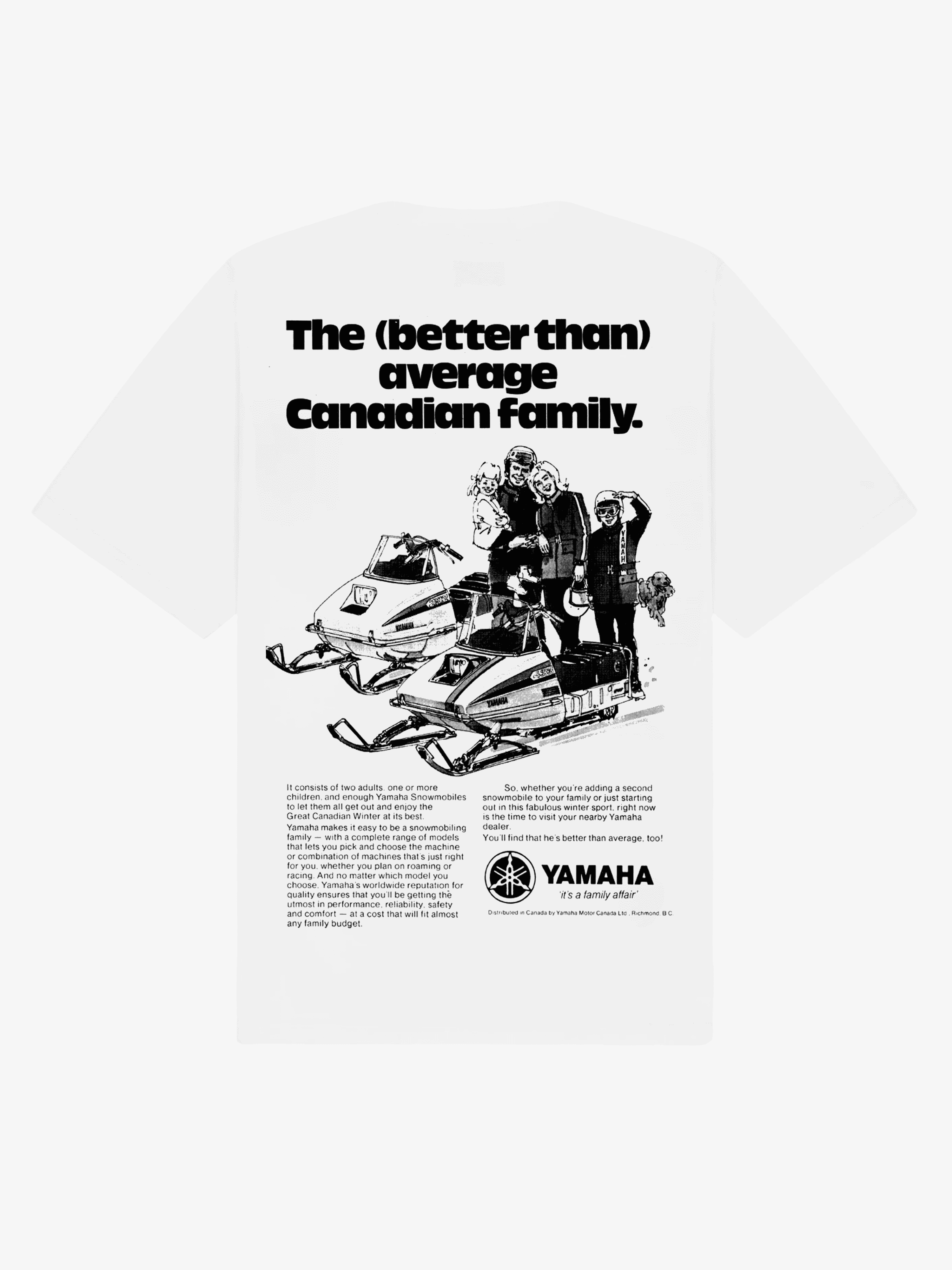 Yahmaha Family Tee Back